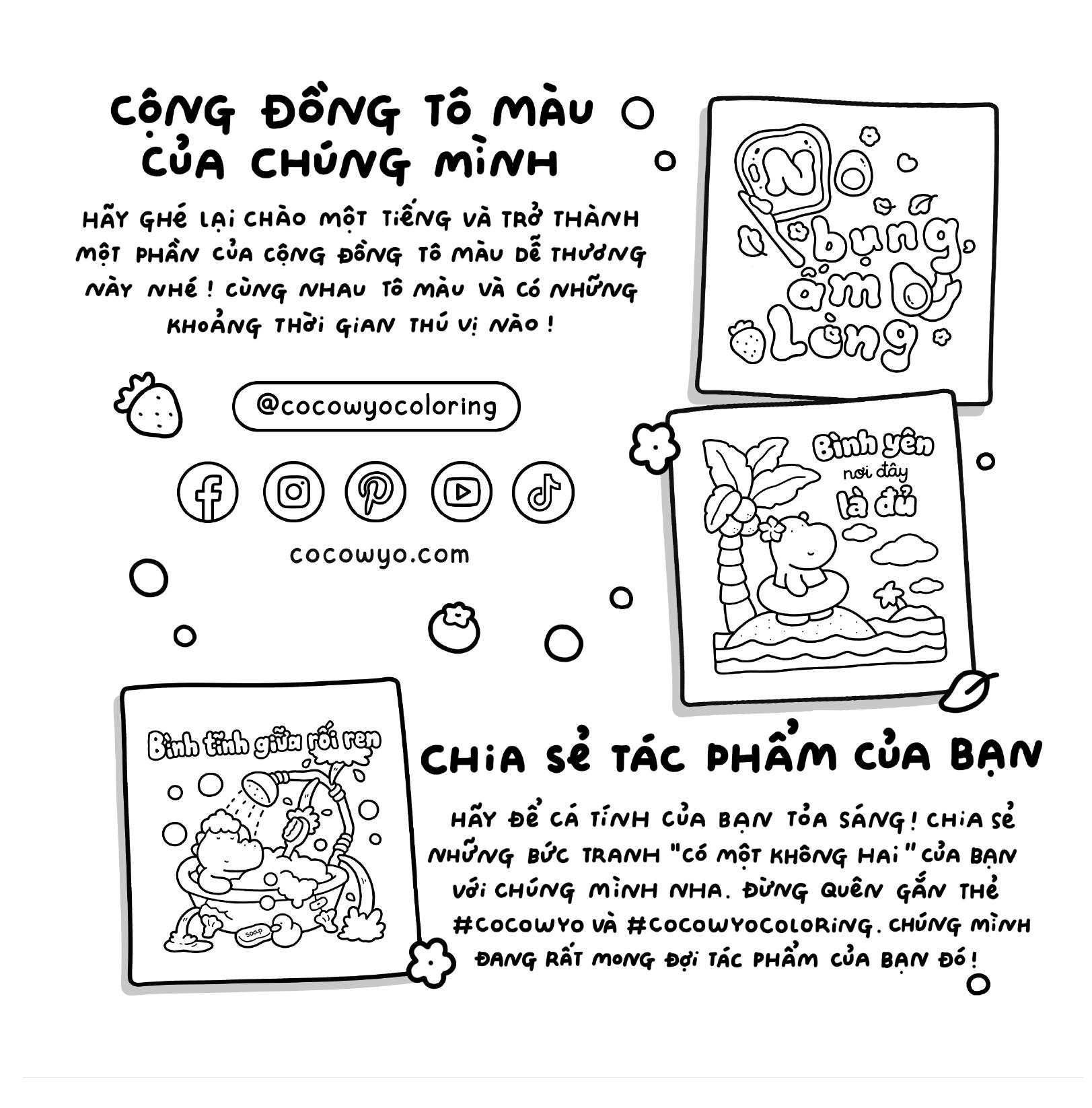 Bộ Tô Màu Coco Wyo - 45 Lời Yêu Thương Tặng Bạn - Ảnh 4