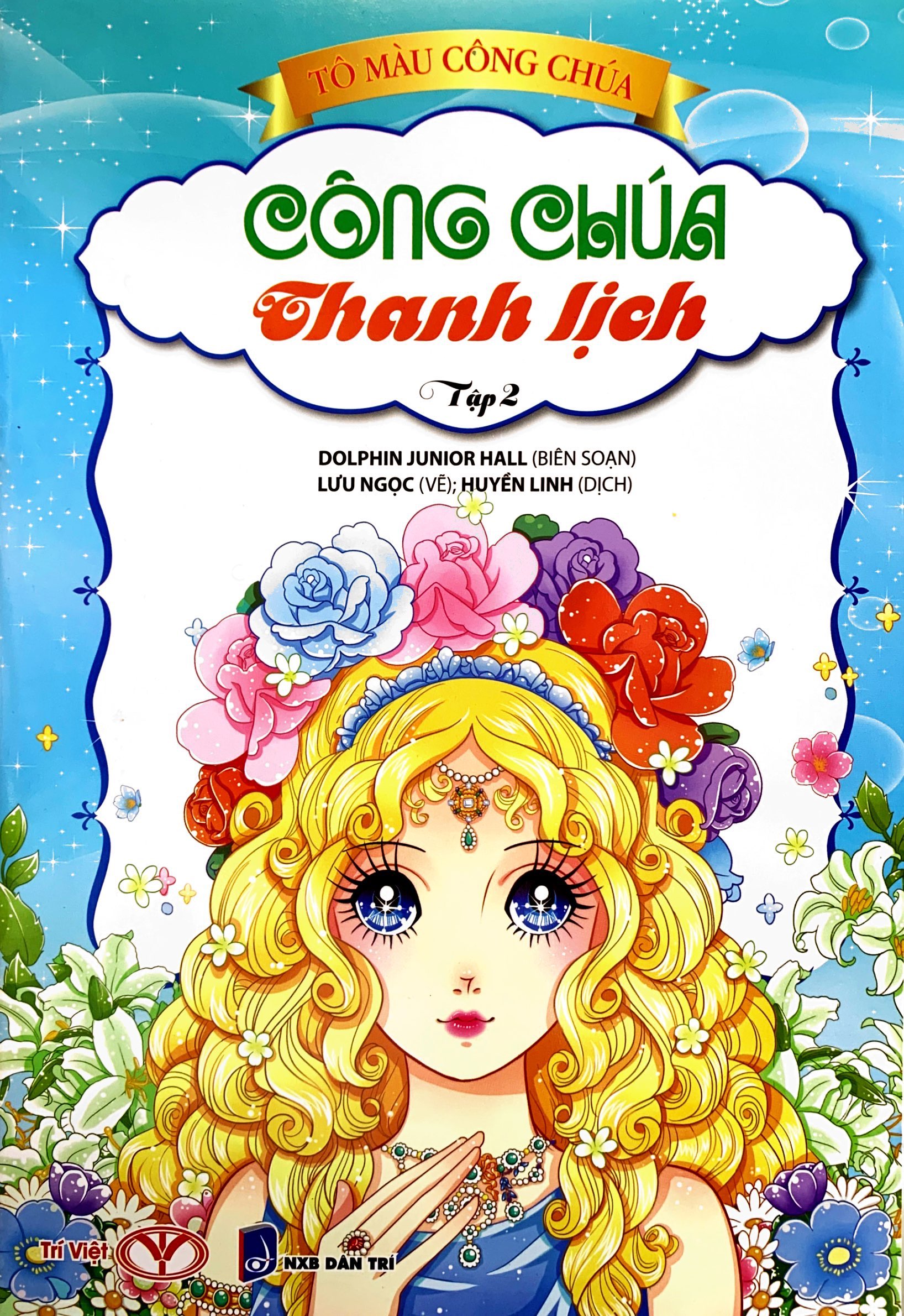 bộ tô màu công chúa - công chúa thanh lịch - tập 2 (tái bản 2023)