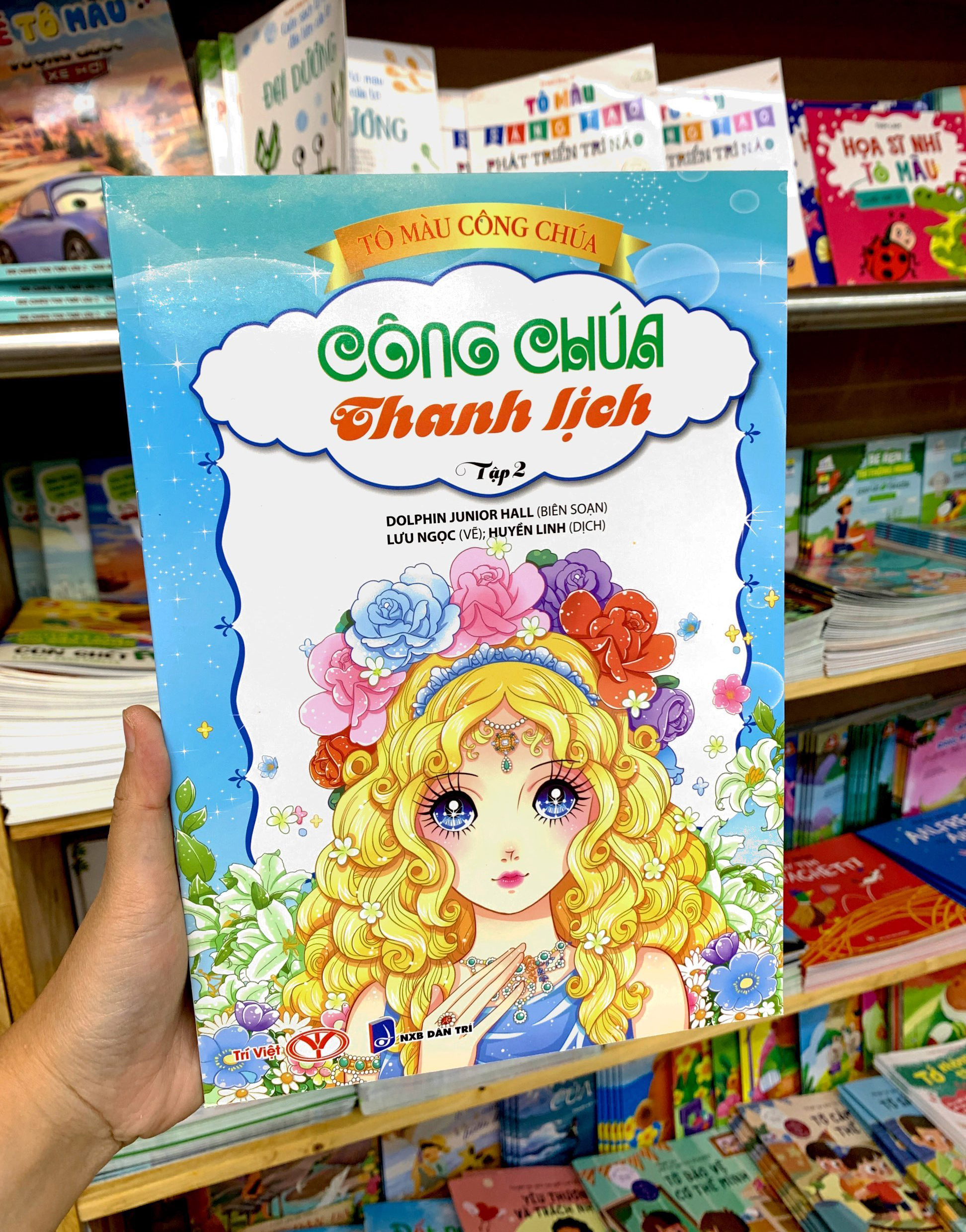 bộ tô màu công chúa - công chúa thanh lịch - tập 2 (tái bản 2023)