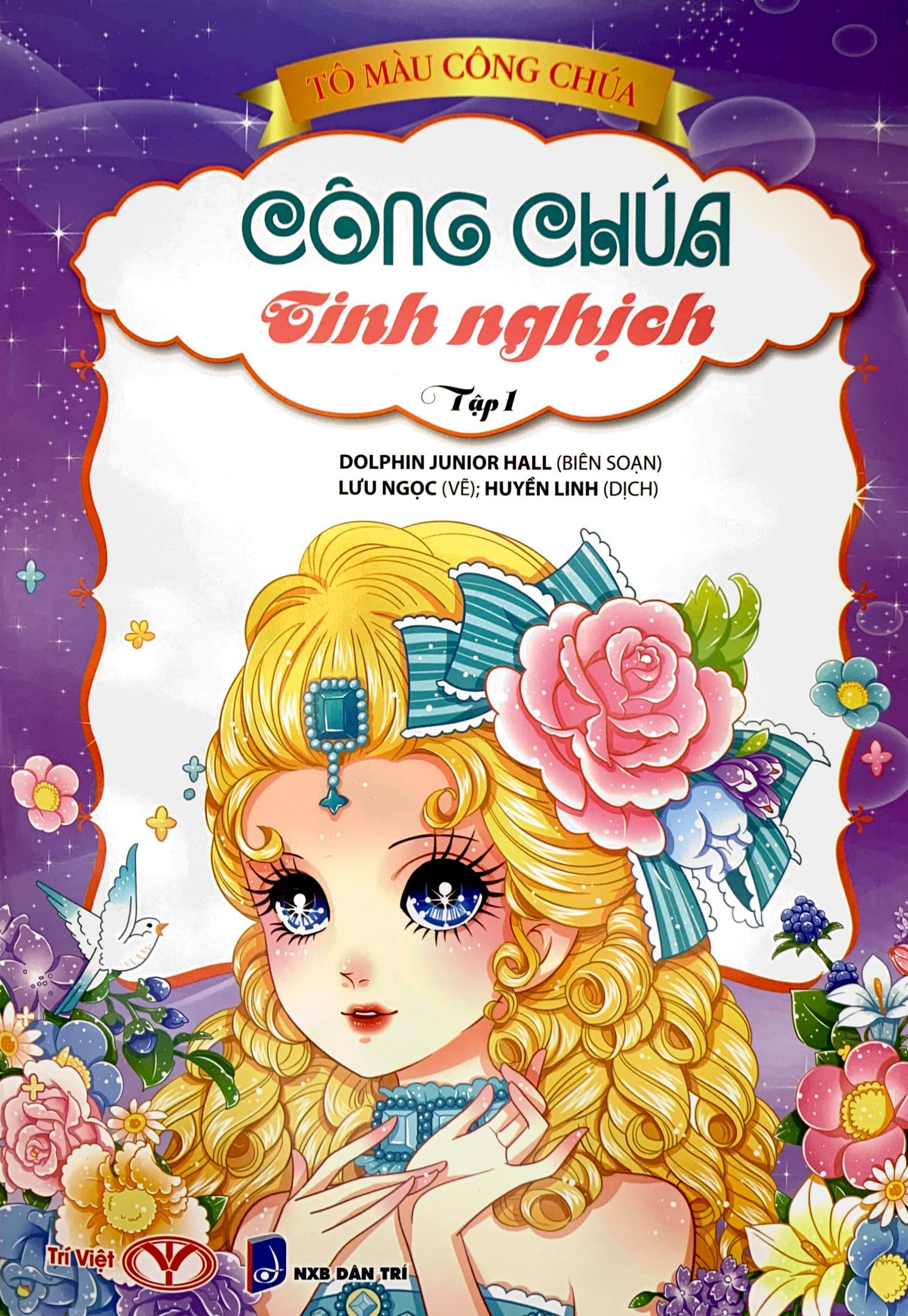 bộ tô màu công chúa - công chúa tinh nghịch - tập 1 (tái bản 2023)