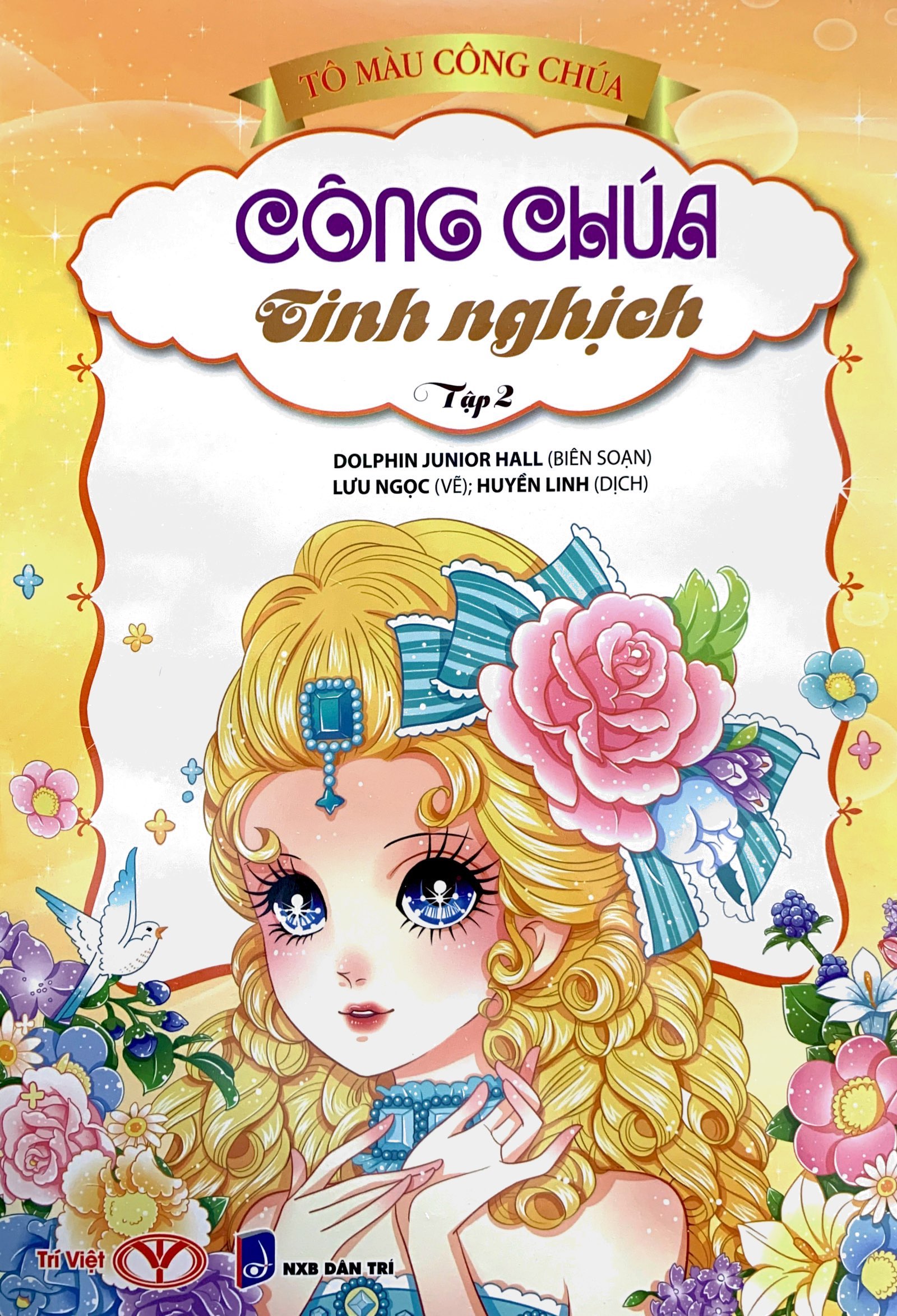 bộ tô màu công chúa - công chúa tinh nghịch - tập 2 (tái bản 2023)