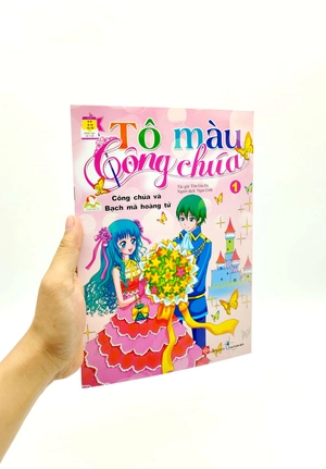 bộ tô màu công chúa - công chúa và bạch mã hoàng tử tập 1