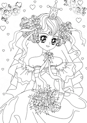 bộ tô màu công chúa - công chúa và bạch mã hoàng tử tập 2