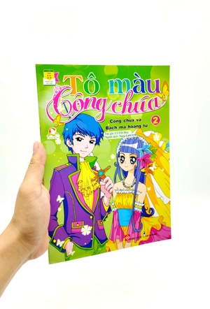 bộ tô màu công chúa - công chúa và bạch mã hoàng tử tập 2