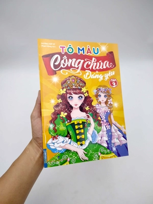 bộ tô màu công chúa đáng yêu - tập 3