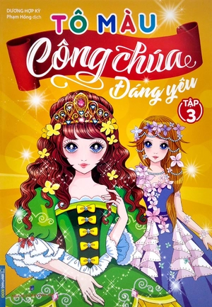 bộ tô màu công chúa đáng yêu - tập 3