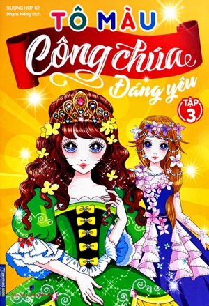 bộ tô màu công chúa đáng yêu - tập 3