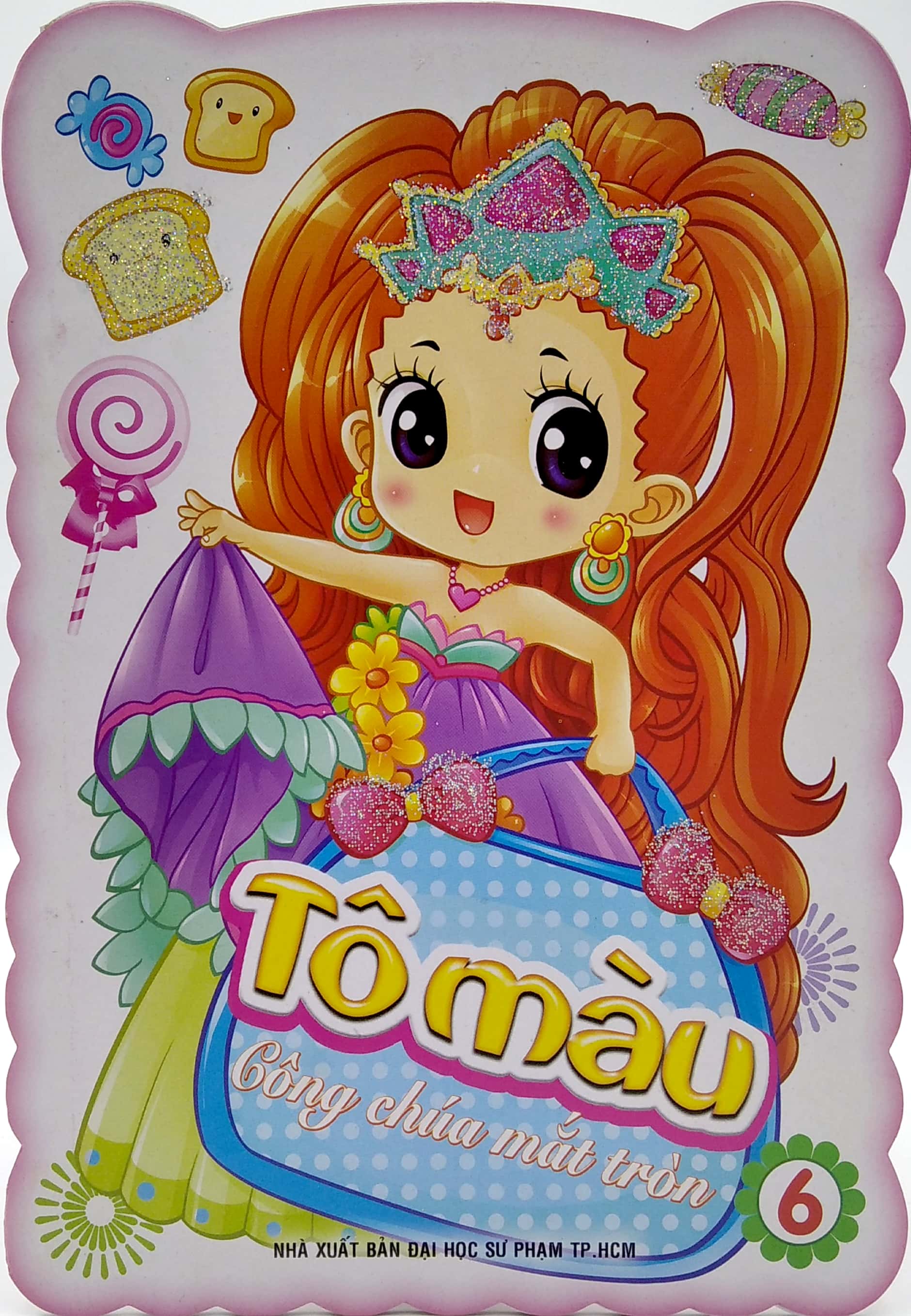 bộ tô màu công chúa mắt tròn - tập 6