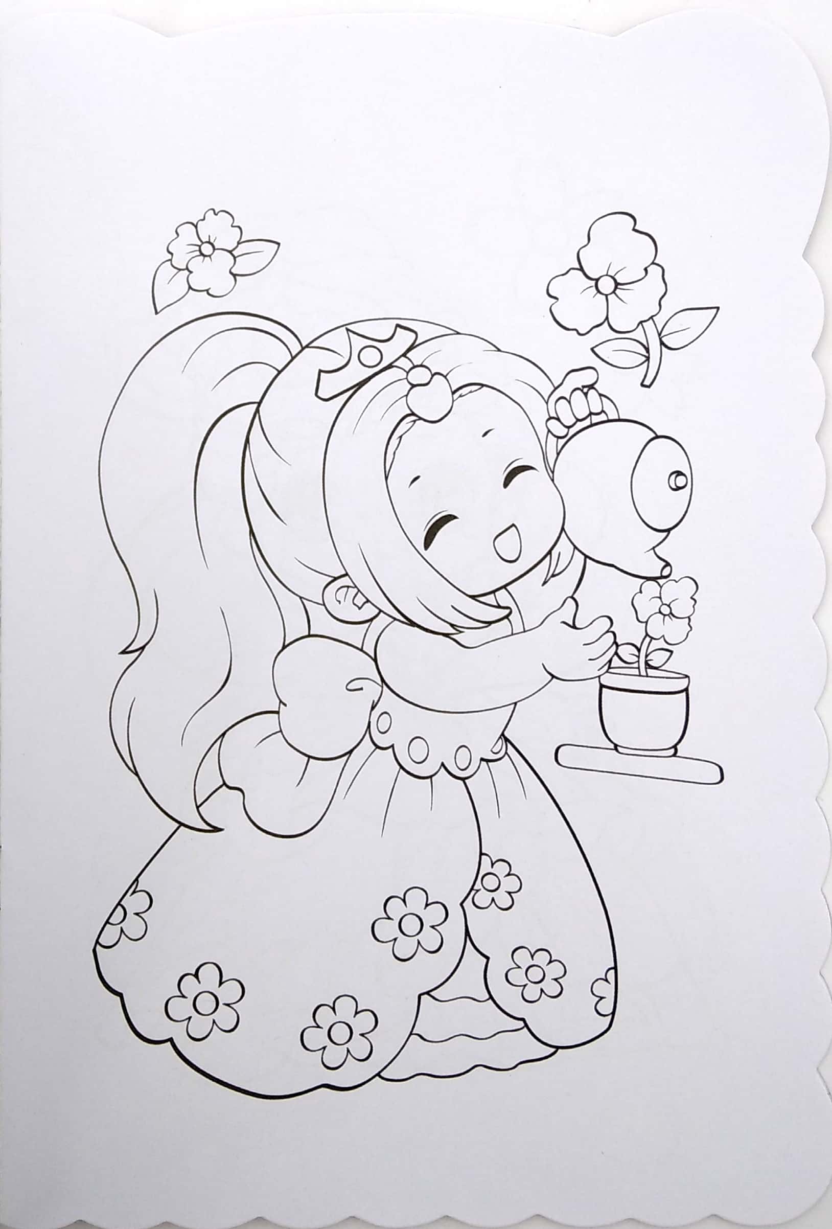 bộ tô màu công chúa mắt tròn - tập 6