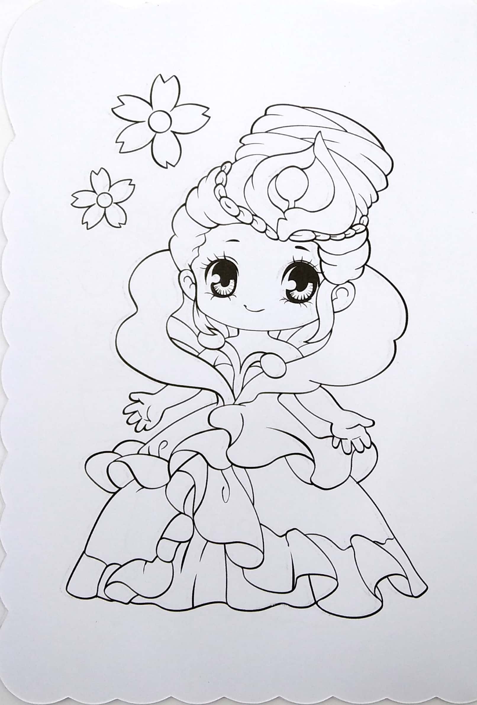 bộ tô màu công chúa mắt tròn - tập 6