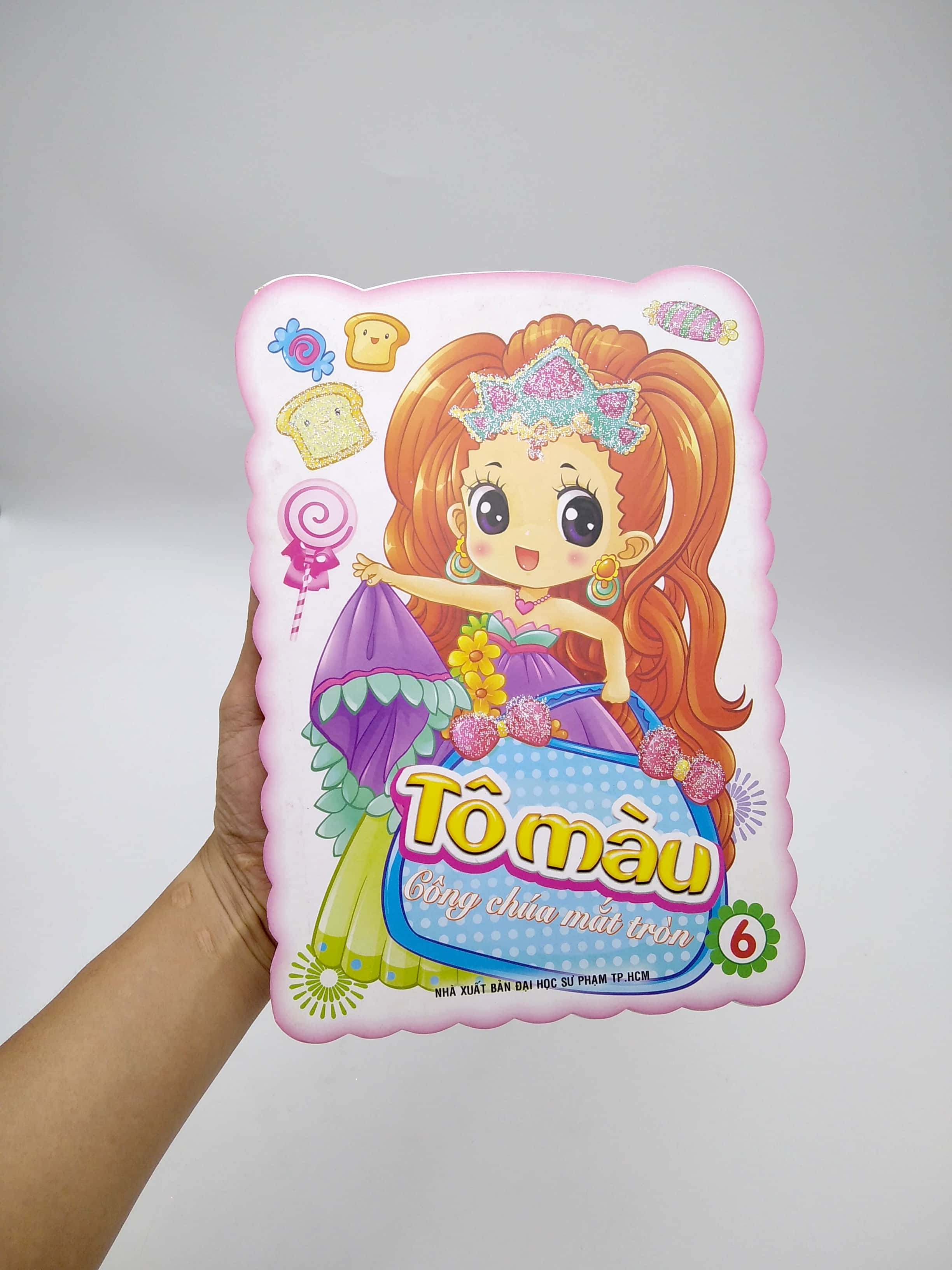 bộ tô màu công chúa mắt tròn - tập 6