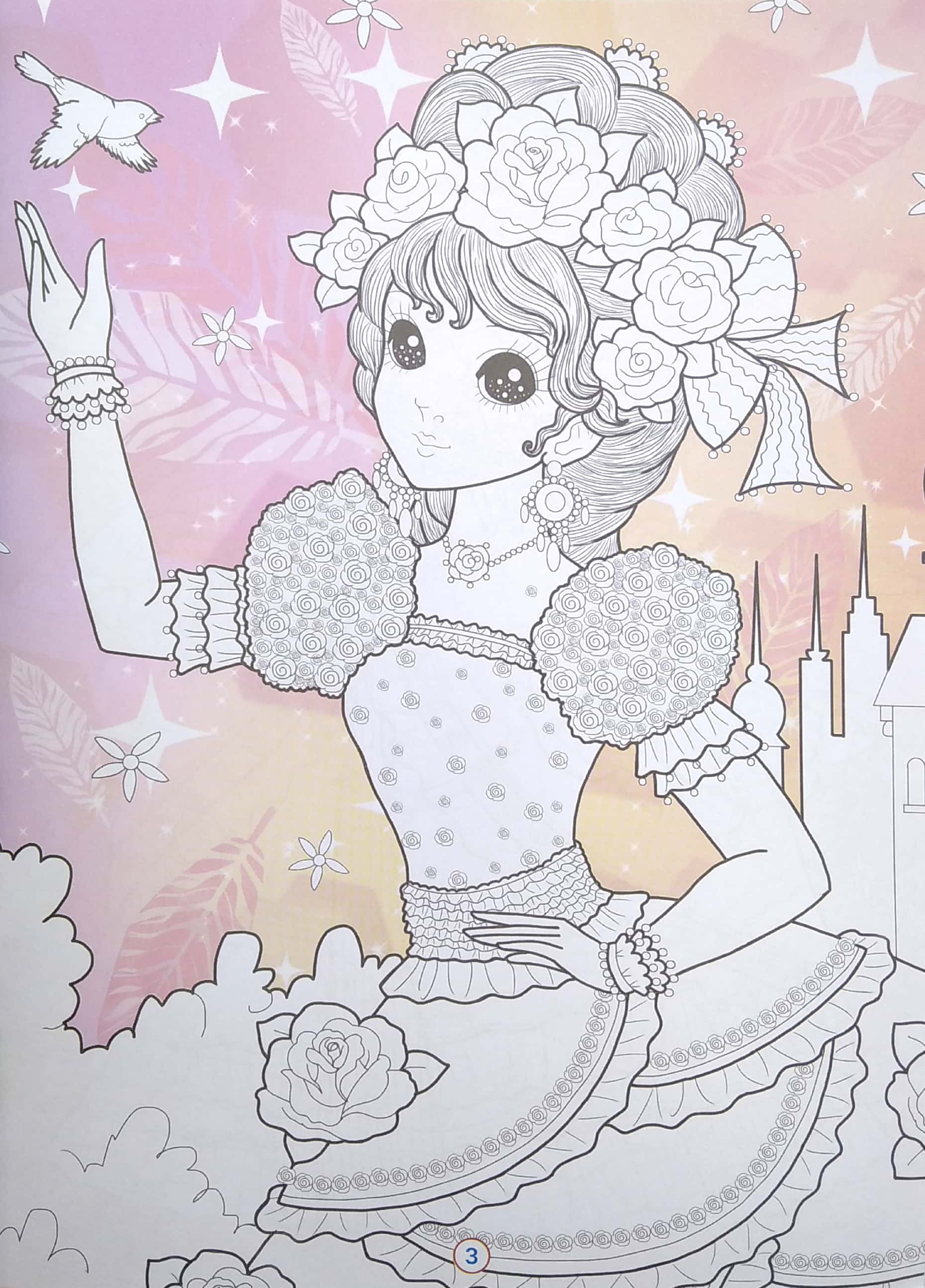 bộ tô màu công chúa mộng mơ - tập 1