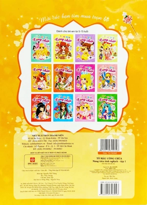 bộ tô màu công chúa - nàng tiên tinh nghịch - tập 1