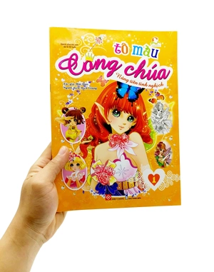 bộ tô màu công chúa - nàng tiên tinh nghịch - tập 1