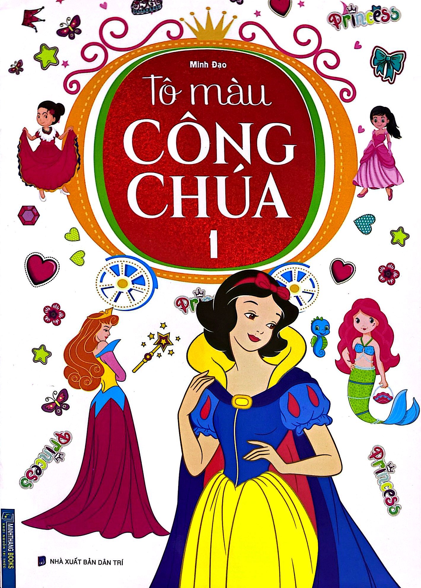 bộ tô màu công chúa - tập 1