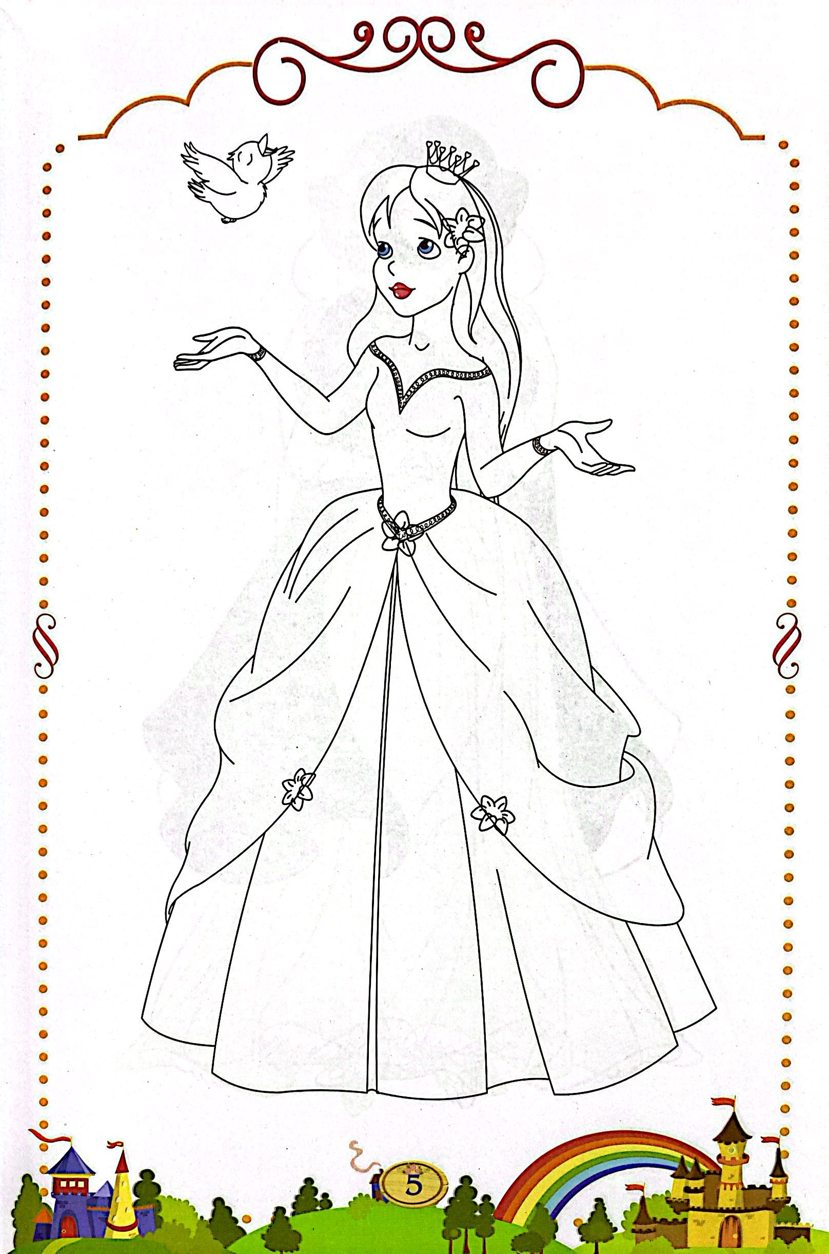 bộ tô màu công chúa - tập 1