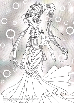 bộ tô màu công chúa (tập 3) - tặng kèm miếng dán trang sức