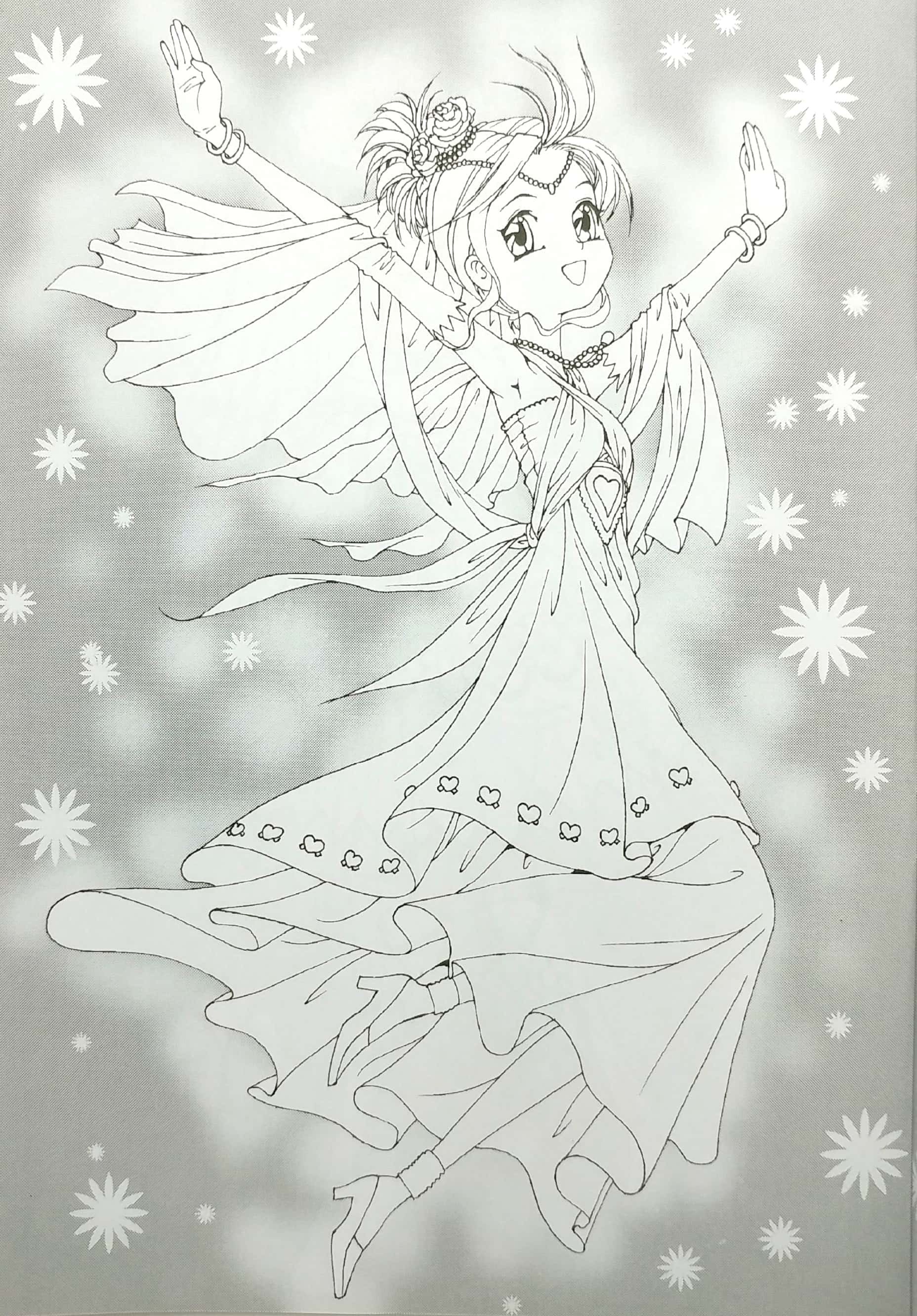 bộ tô màu công chúa (tập 4) - tặng kèm miếng dán trang sức