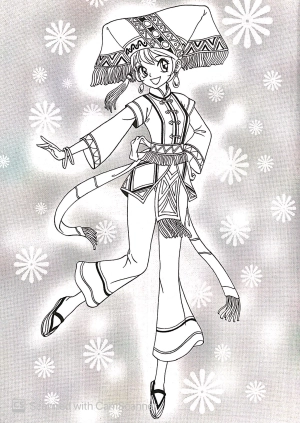 bộ tô màu công chúa (tập 7) - tặng kèm miếng dán trang sức