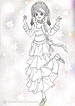 bộ tô màu công chúa (tập 7) - tặng kèm miếng dán trang sức