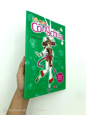 bộ tô màu công chúa (tập 7) - tặng kèm miếng dán trang sức