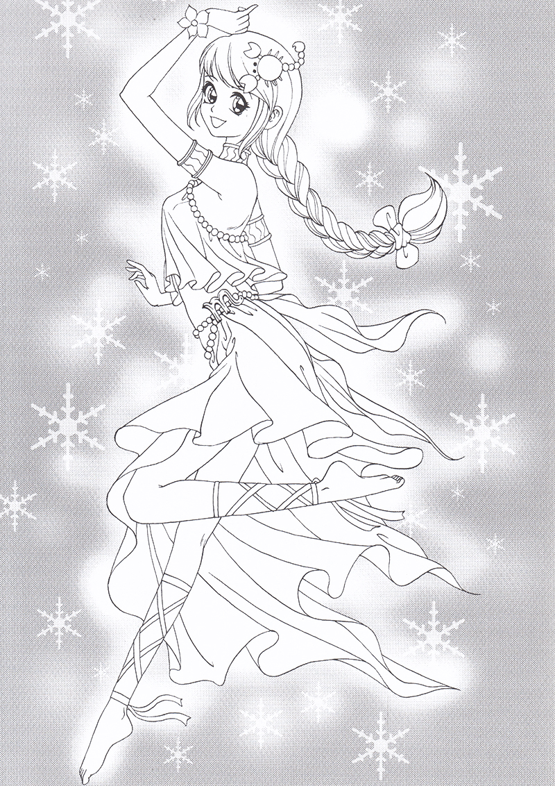 bộ tô màu công chúa (tập 8) - tặng kèm miếng dán trang sức