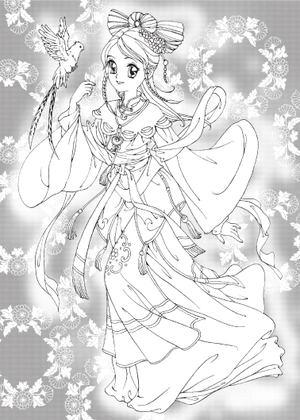 bộ tô màu công chúa (tập 9) - tặng kèm miếng dán trang sức