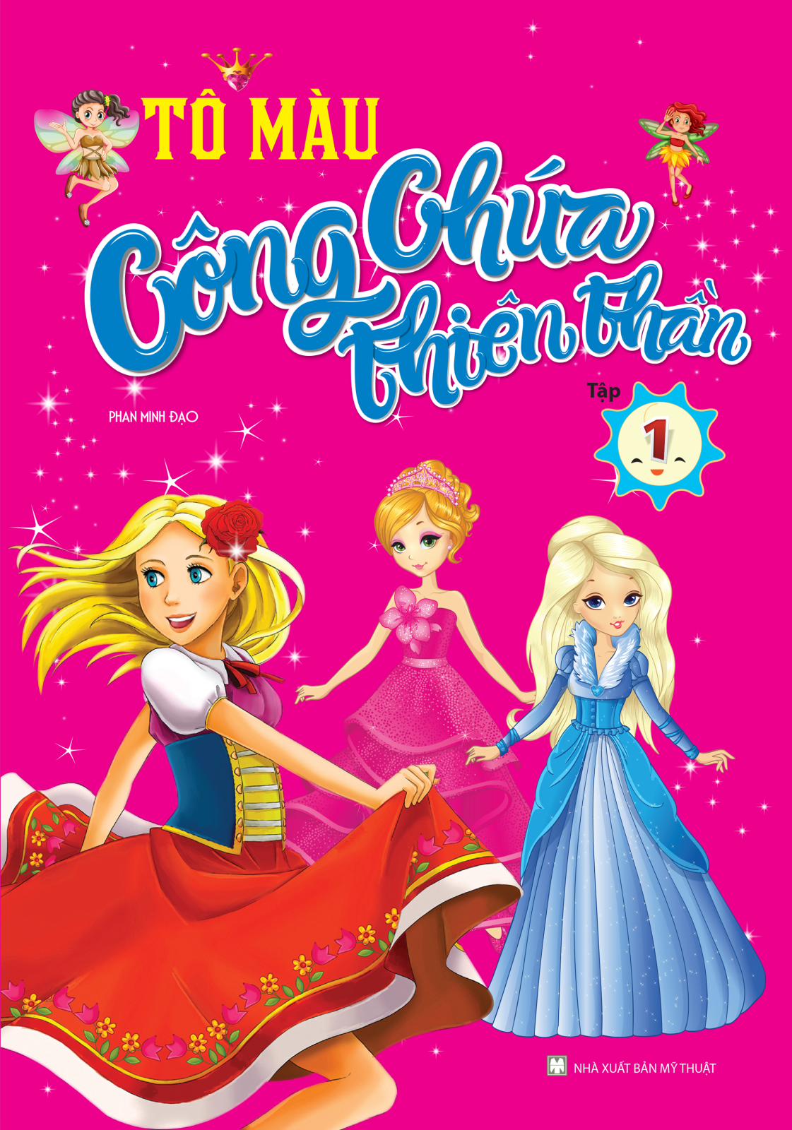 bộ tô màu công chúa thiên thần - tập 1