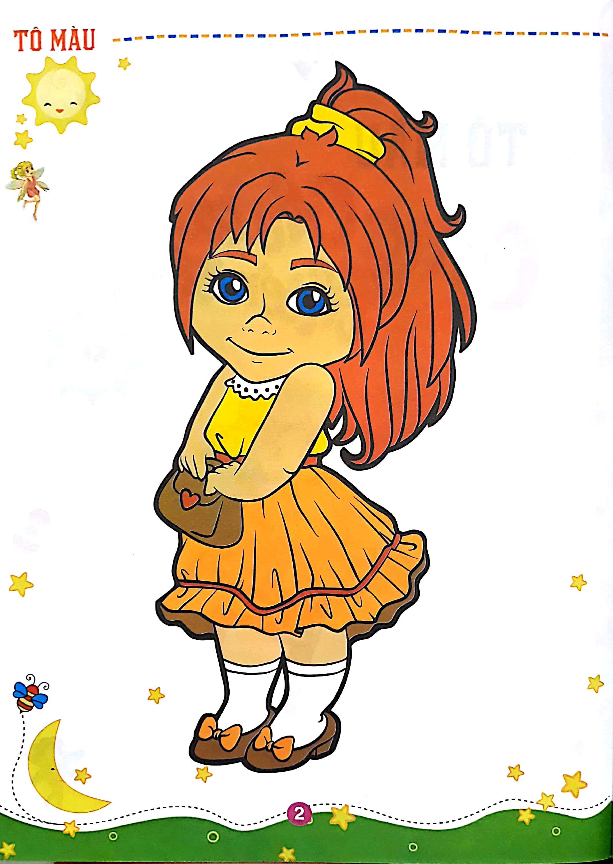 bộ tô màu công chúa thiên thần (tập 6)