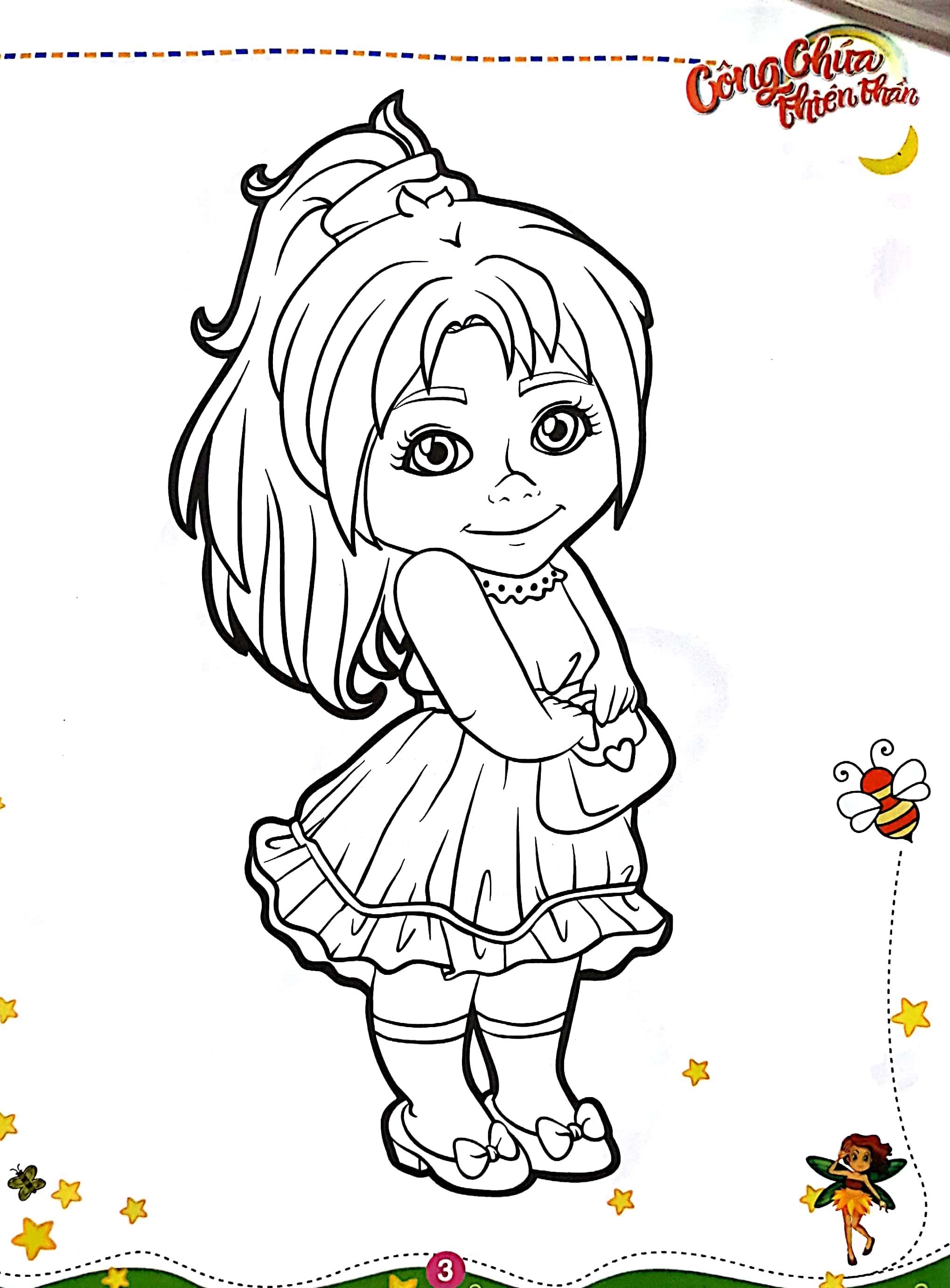 bộ tô màu công chúa thiên thần (tập 6)