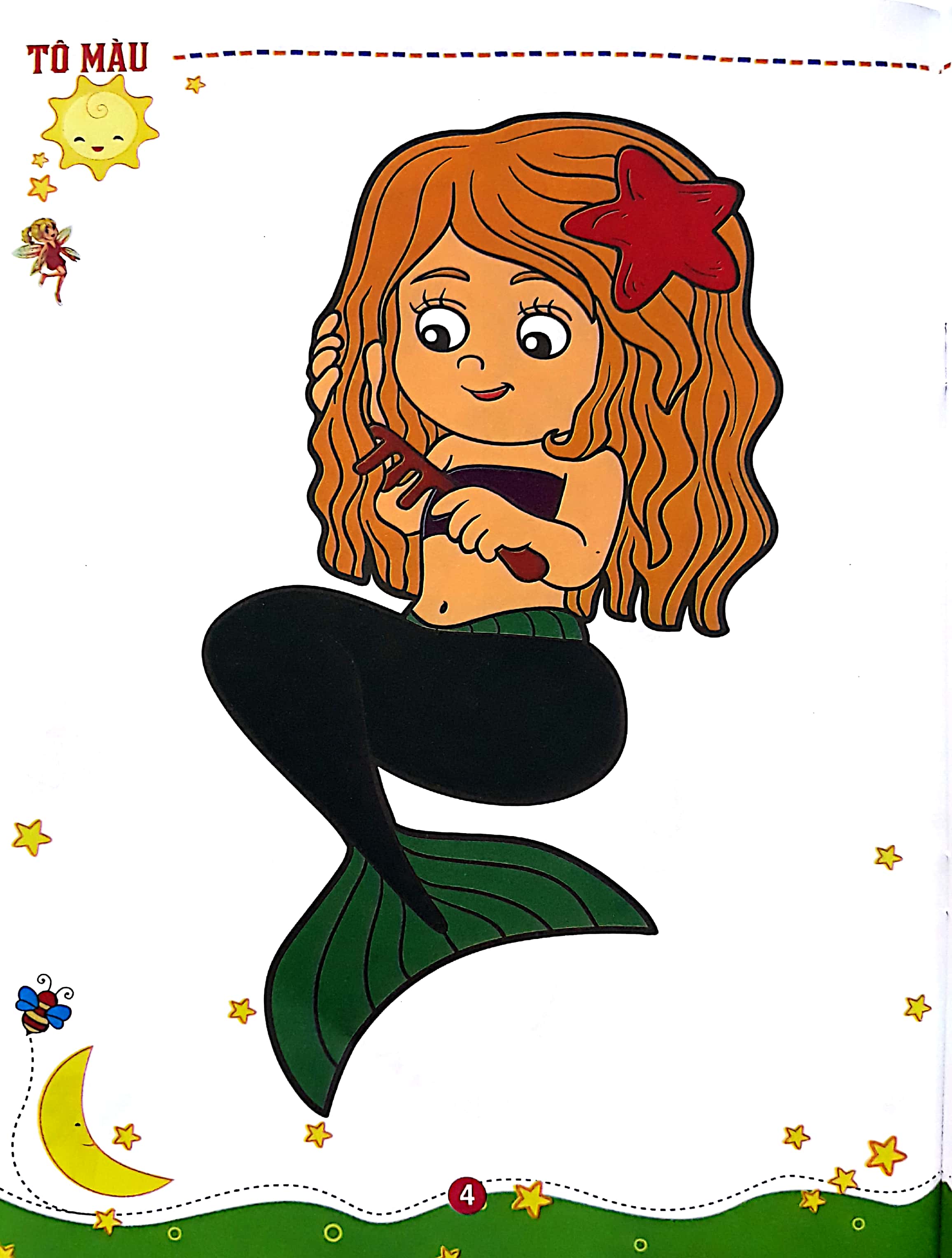 bộ tô màu công chúa thiên thần (tập 6)