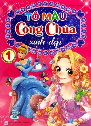 bộ tô màu công chúa xinh đẹp - tập 1