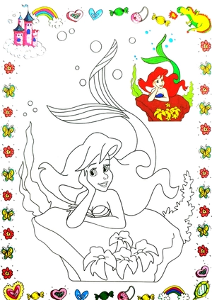 bộ tô màu công chúa xinh đẹp - tập 1