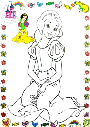 bộ tô màu công chúa xinh đẹp - tập 1