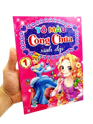 bộ tô màu công chúa xinh đẹp - tập 1