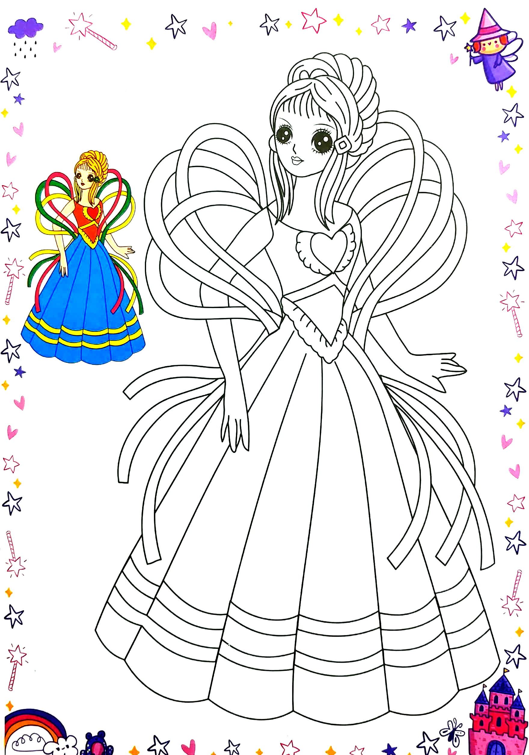 bộ tô màu công chúa xinh đẹp - tập 2