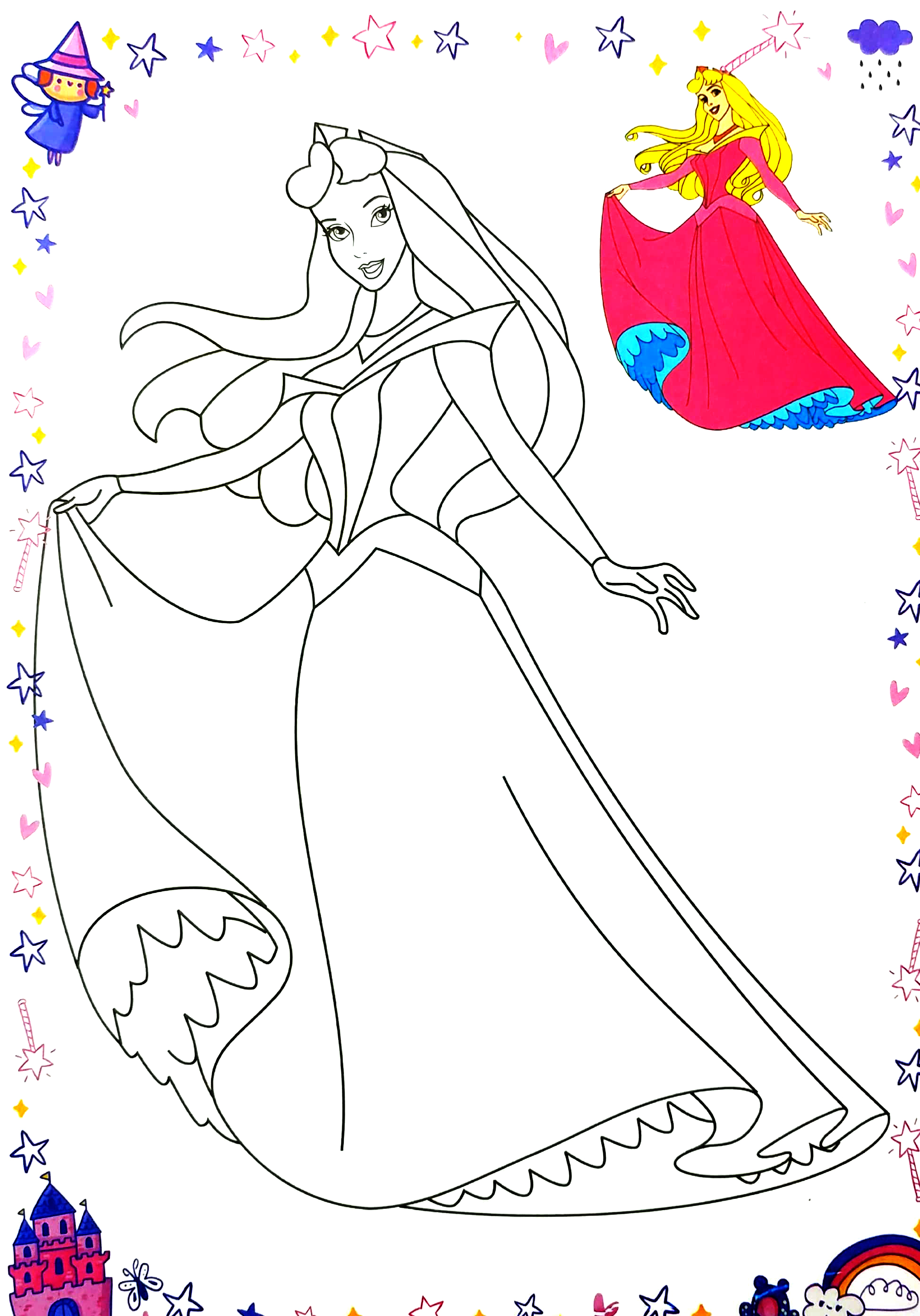 bộ tô màu công chúa xinh đẹp - tập 2