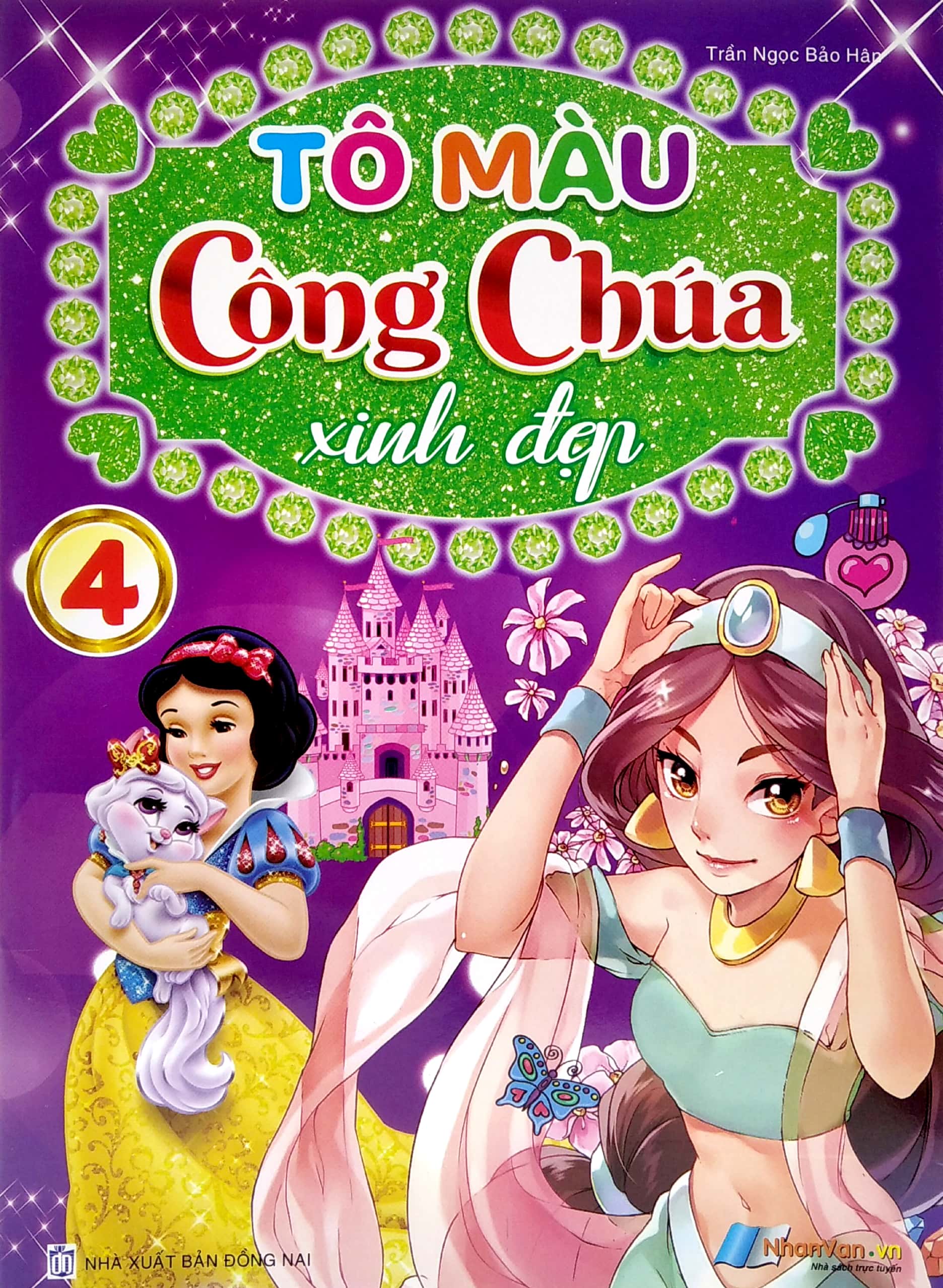 bộ tô màu công chúa xinh đẹp - tập 4