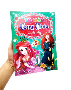 bộ tô màu công chúa xinh đẹp - tập 5