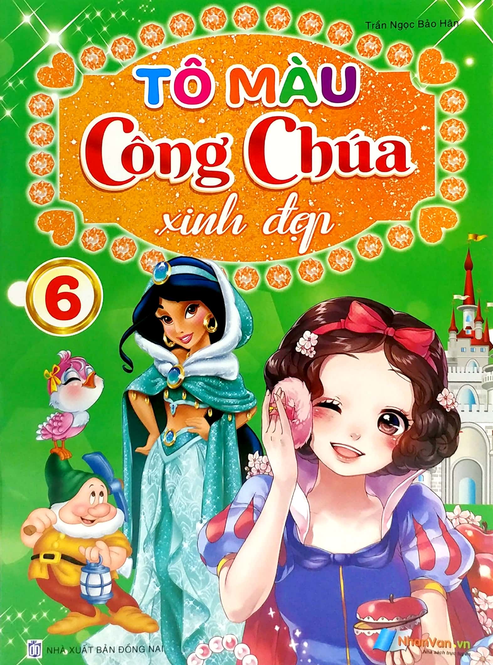 bộ tô màu công chúa xinh đẹp - tập 6