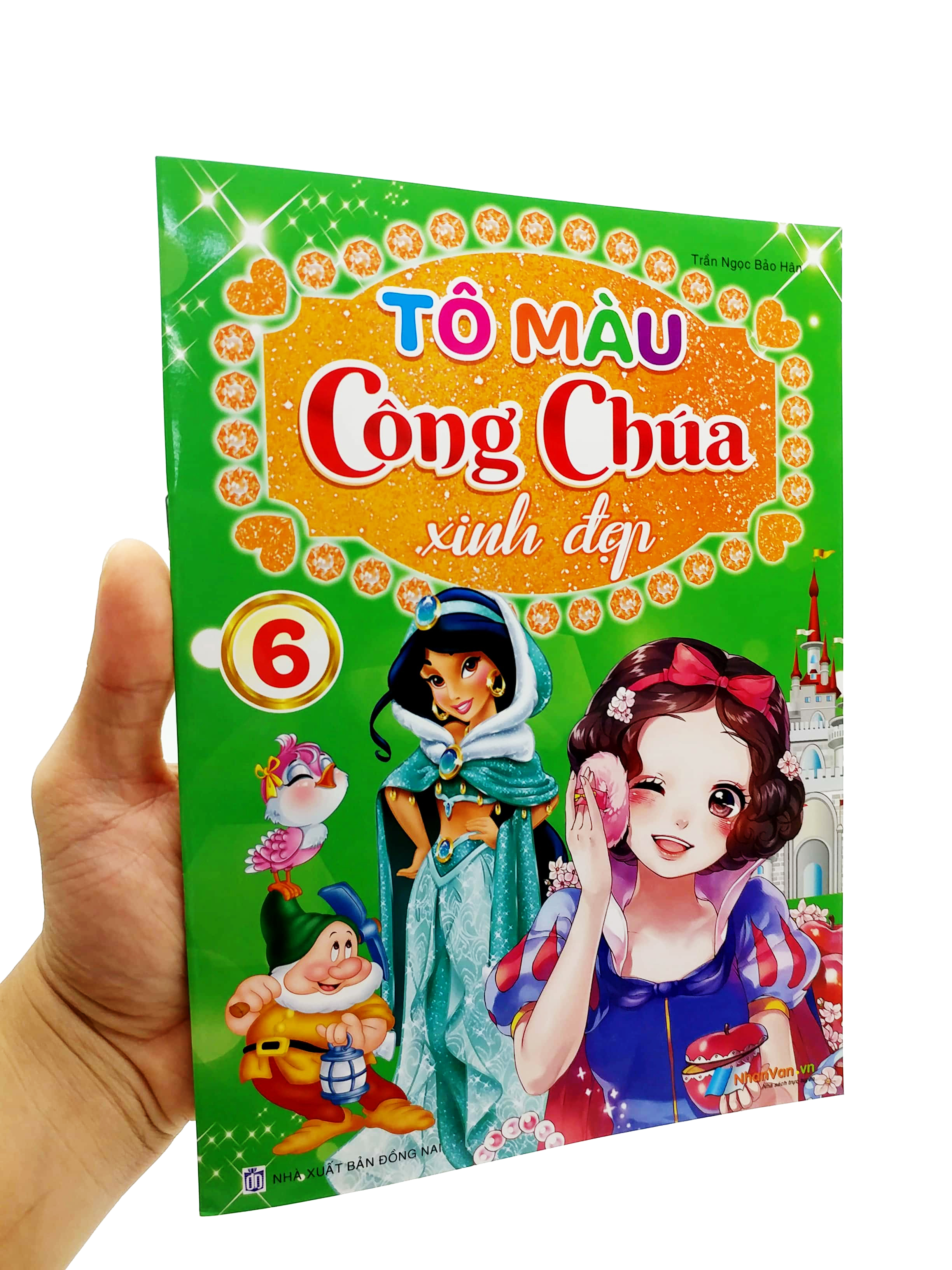 bộ tô màu công chúa xinh đẹp - tập 6