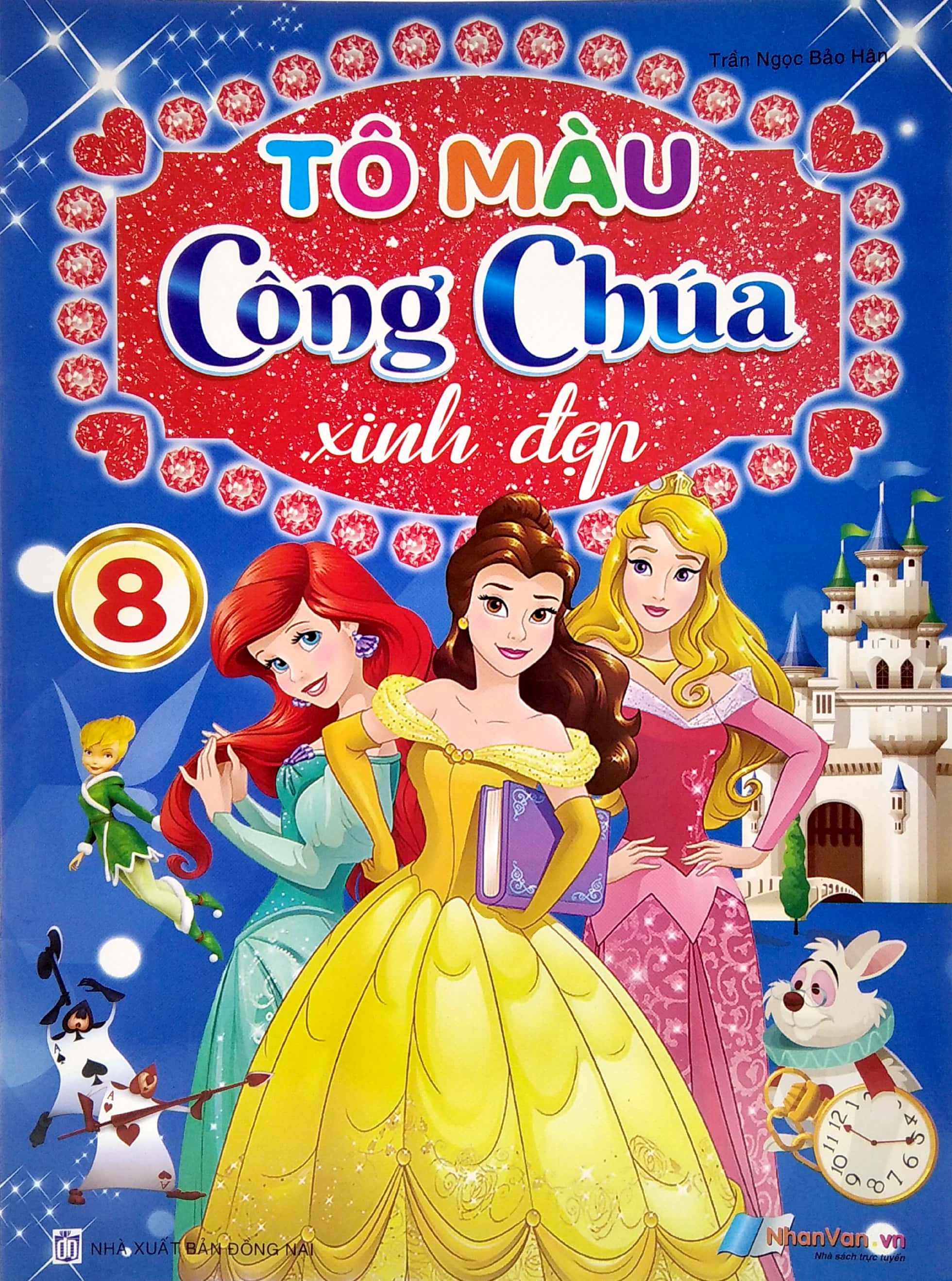 bộ tô màu công chúa xinh đẹp - tập 8