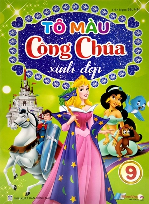 bộ tô màu công chúa xinh đẹp - tập 9