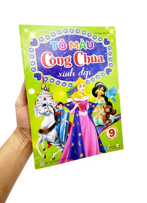 bộ tô màu công chúa xinh đẹp - tập 9