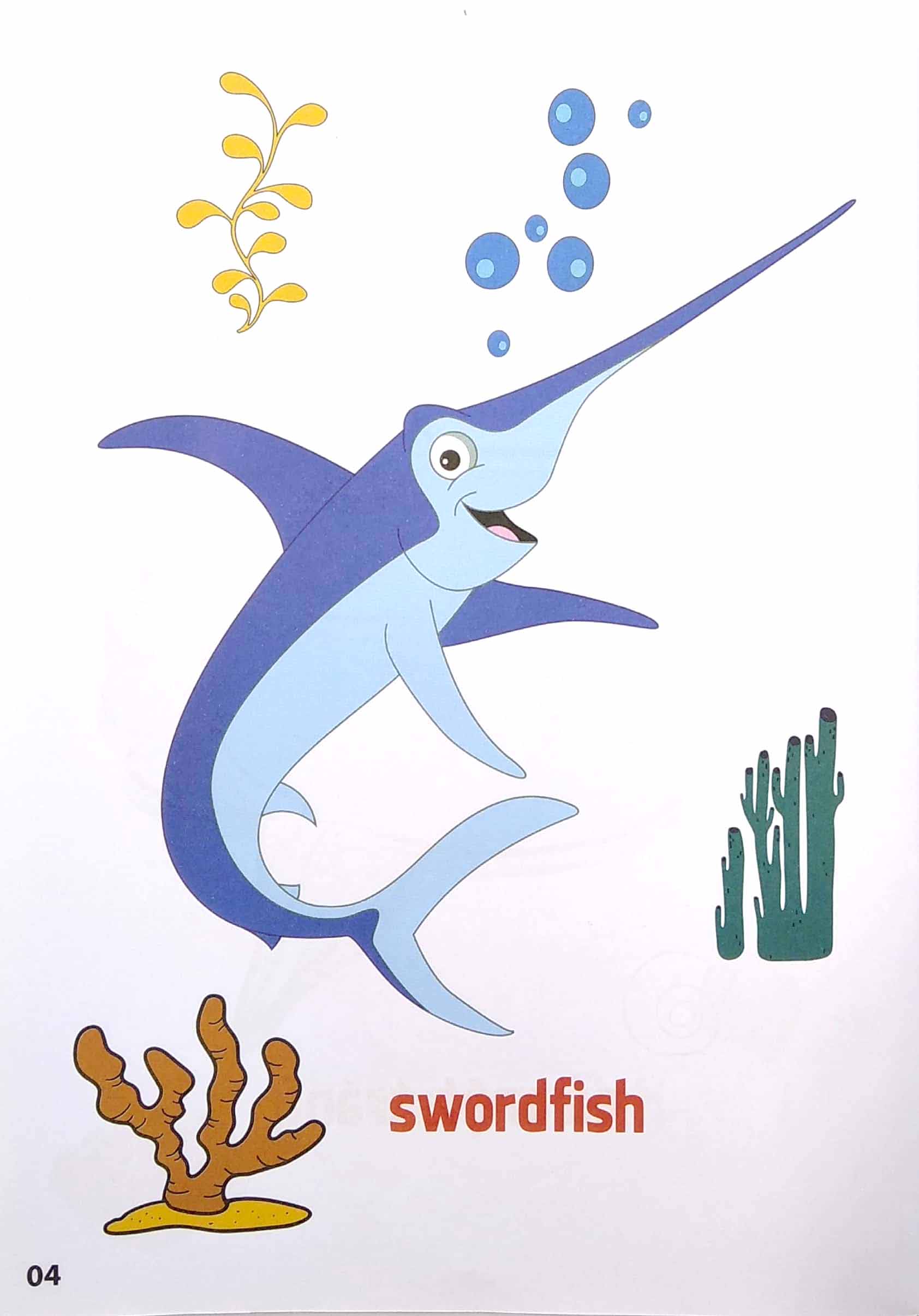 bộ tô màu động vật sống dưới nước - song ngữ anh-việt - tập 2 (tái bản 2023)