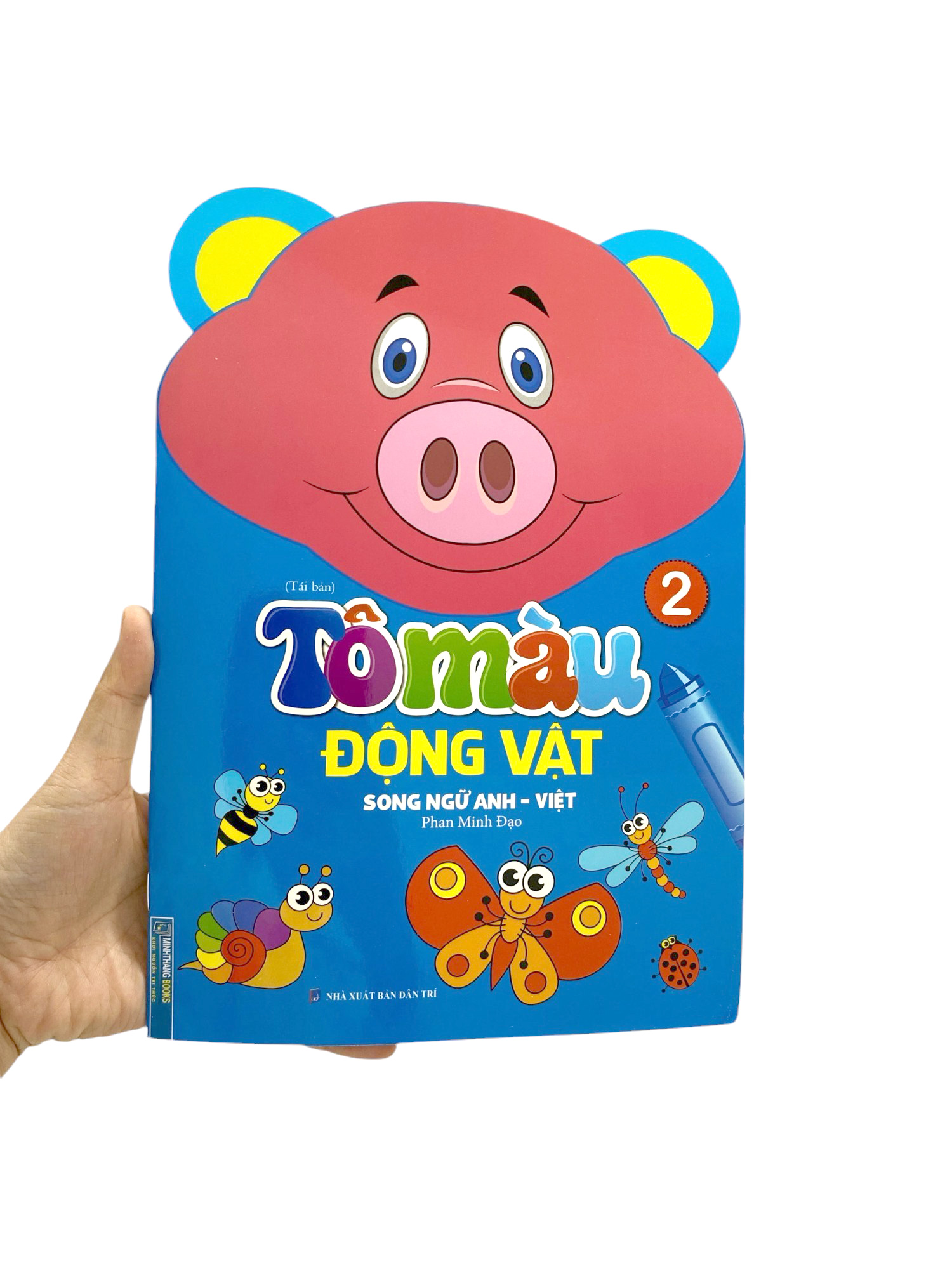 bộ tô màu động vật - song ngữ anh-việt - tập 2 (tái bản 2023)