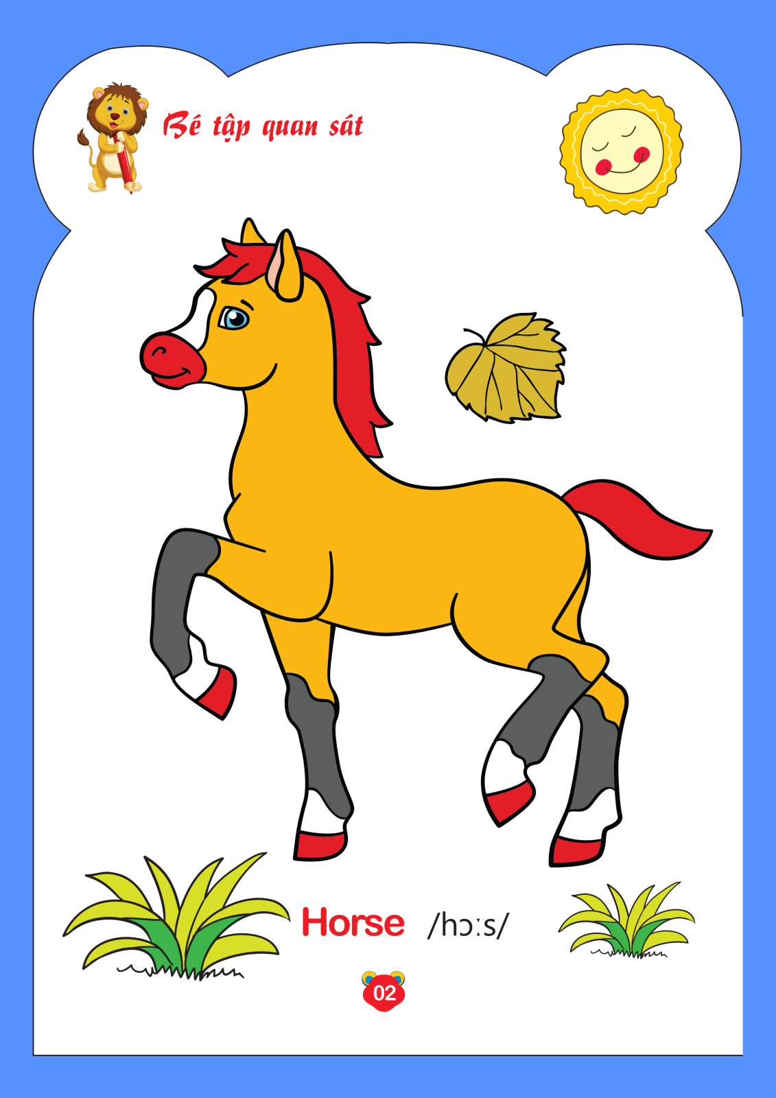 bộ tô màu động vật - tập 4 (song ngữ anh - việt)