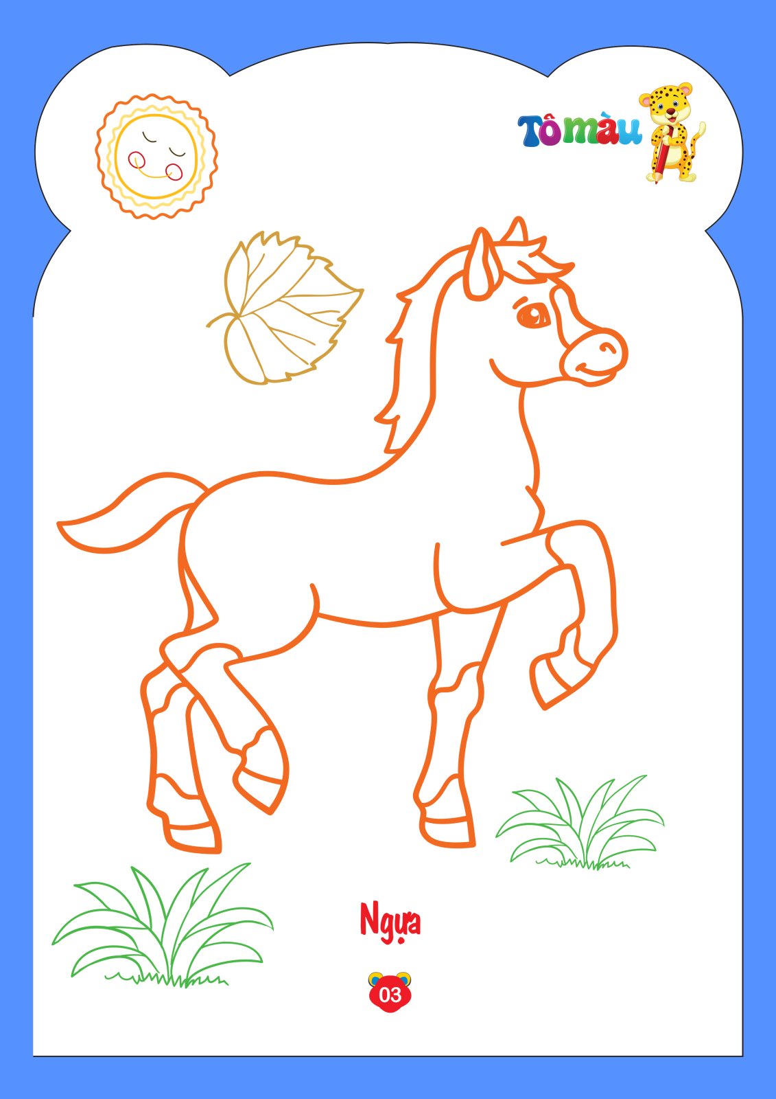 bộ tô màu động vật - tập 4 (song ngữ anh - việt)