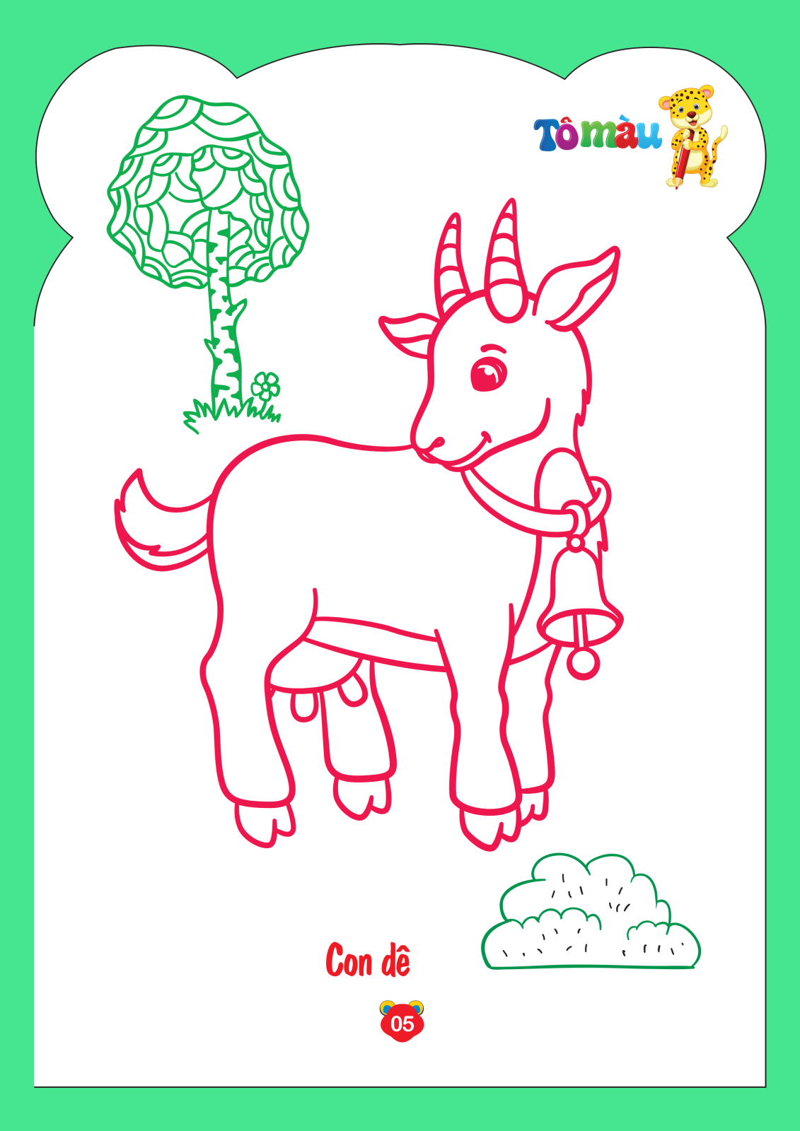 bộ tô màu động vật - tập 4 (song ngữ anh - việt)