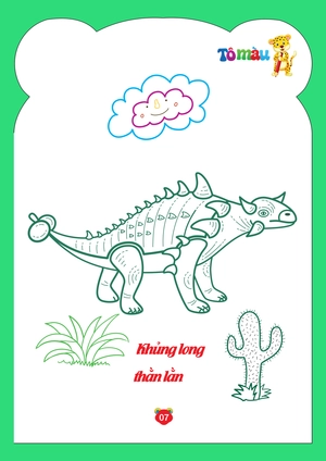 bộ tô màu động vật - tập 6 (song ngữ anh - việt)